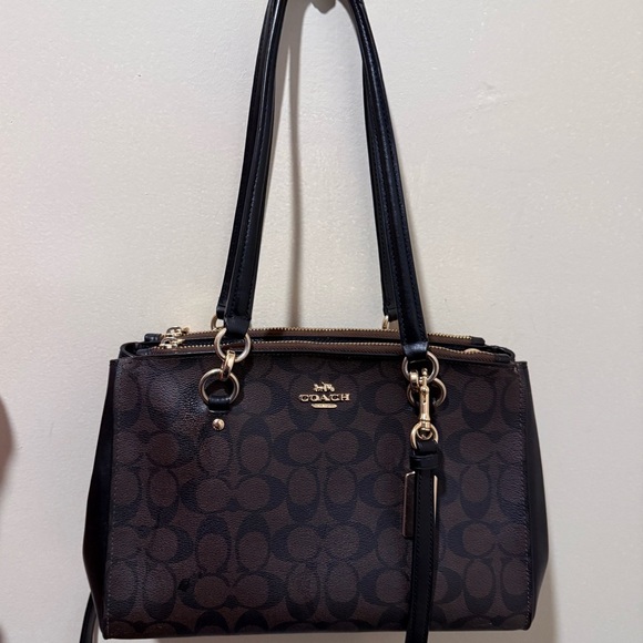 Coach Etta Carryall Crossbody Bag, Brown and Black